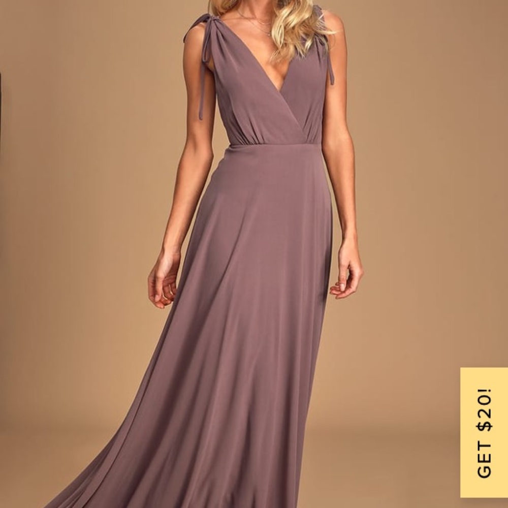 Lulus Dusty Purple Bridesmaids Dress